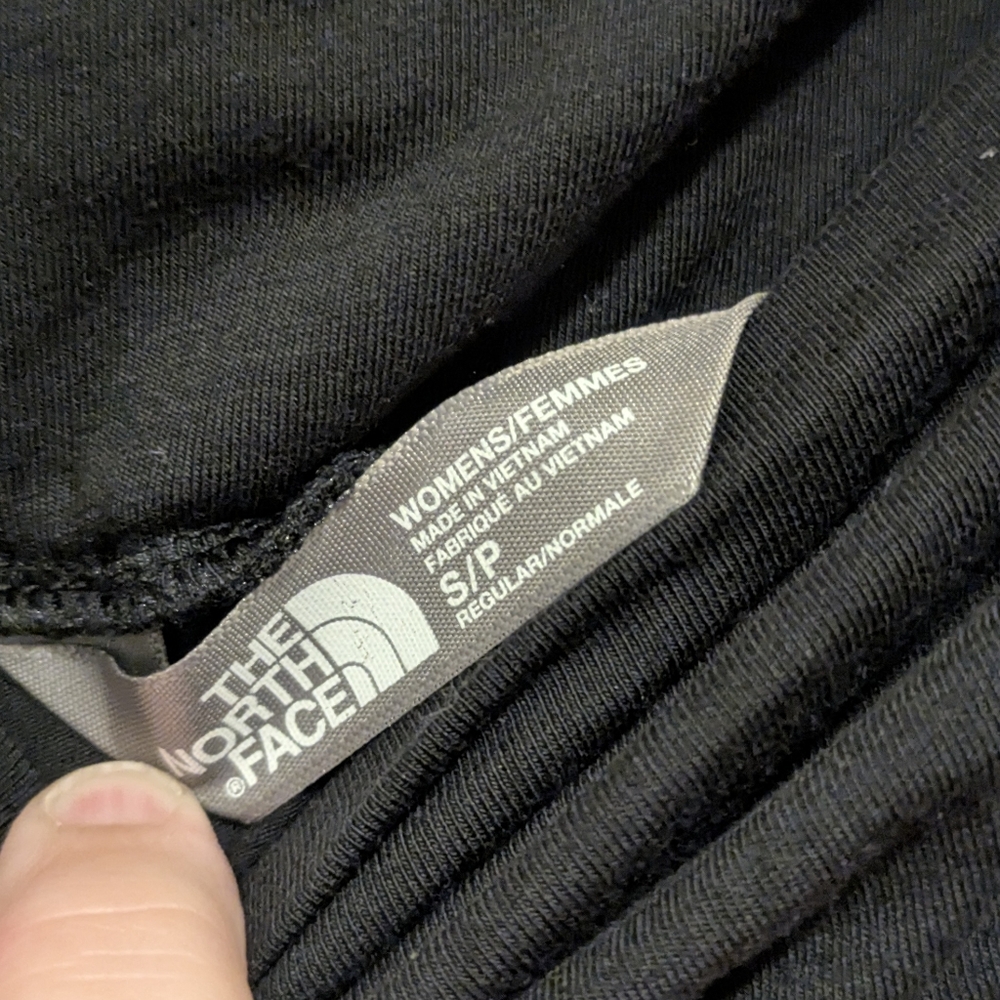 The North Face heather black cotton/modal blend lightweight maxi skirt S - Picture 5 of 6